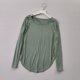 thumbnail image 3 of Top deportivo para mujer, blusa holgada para correr, secado rápido, grande, informal, transpirable, traje de Yoga que absorbe el sudor, camisa de manga larga, 3 of 6