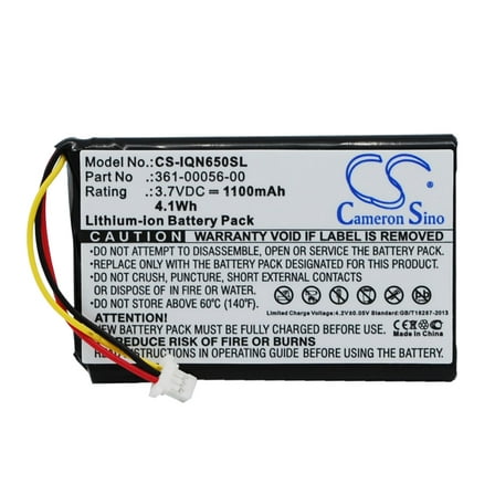 1100mAh Garmin 361-00056-01 Battery for Nuvi 53 Nuvi 65LM Nuvi 53LMT Nuvi 65 010-01211-01 Nuvi 65LM 6"