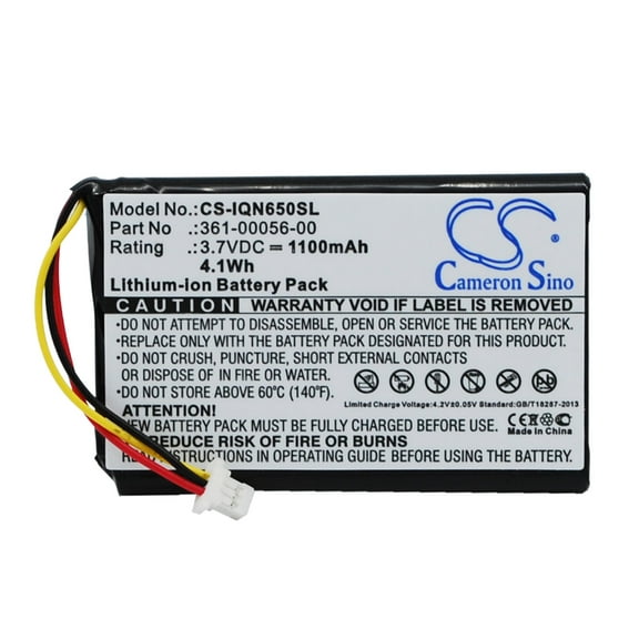1100mAh Garmin 361-00056-01 Battery for Nuvi 53 Nuvi 65LM Nuvi 53LMT Nuvi 65 010-01211-01 Nuvi 65LM 6"