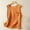 Orange, variant on Styesk Tank Top for Women Women's Summer Cotton And Linen Camisole Sleeveless Solid Color Casual T-shirt Camisole