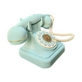 thumbnail image 3 of Abbraccia Wedding Phone Message Phone Old Fashioned Decorative Retro Design Table Telephone for Birthday Decor Blue, 3 of 9