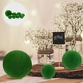 thumbnail image 2 of 8pcs Simulation Mossy Ball DIY Art Crafts Plant Ball for Home Garden Wedding, 2 of 3