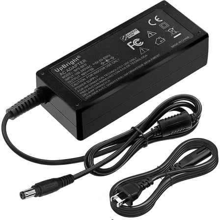12V AC DC Adapter for CRUA CR270HDM Monitor 27" 2K 180Hz Curved Gaming QHD 2560 x 1440p 1800R FreeSync Power Supply Charger