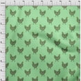 thumbnail image 4 of oneOone Cotton Poplin Twill Sea Green Fabric Rooster Cock Sewing Craft Projects Fabric Prints By Yard 56 Inch Wide, 4 of 4