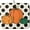 Pumpkin and Black Dot230807, variant on Bohemian Mandala Dish Drying Mat for Kitchen Counter Boho Ethnic Drying Mat 18 x 24 inch with High Absorbent Reversible Microfiber Dish Drying Pad Dish Rack Pad Drainer Mat for Coffee Bar
