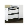 thumbnail image 4 of Bush Business Furniture FTR006WHSU 3 Drawer Mobile File Cabinet Folding Training Tables, White, 4 of 5