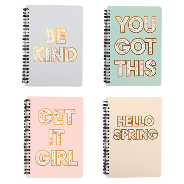 Cuaderno en espiral, diario en espiral de tapa dura A6, cuadernos grandes con rayas universitarias de 4,1 x 5,7, cuaderno de 160 páginas para oficina, útiles escolares, regalos