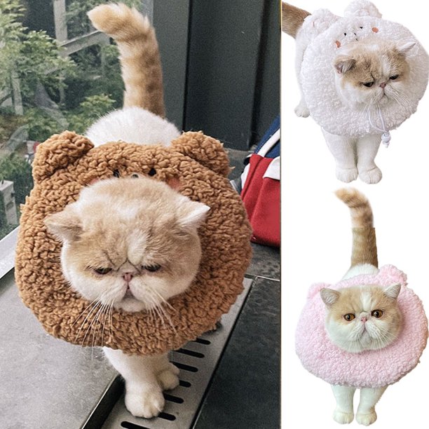 Zhaomeidaxi Cute Donut for Wound Healing, Protective E Collar After