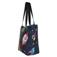 thumbnail image 3 of Kdxio Spaceships and Stars Women Reusable Grocery Bags Foldable Ripstop,Reusable Shopping Bags for Shopping,Gym,Gift, 3 of 7