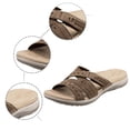 thumbnail image 5 of YOUYEDIAN Orthopedic Casual Sandals for Women Arch Support Flat Wedge Sandals Lightweight Slip on Non Slip Hiking Shoes Comfort 2026 New Orthopedic Shoes, 5 of 5