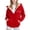 Red, variant on SGMVNU Kids Boys Girls Fall Winter Jacket Girls Winter Hooded Jacket With Zip Closure Soft Printed Casual Outerwear For Outdoor Activity And Everyday Comfort(Size 12-13 Years, Blue)