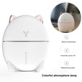 thumbnail image 1 of 200ml USB Mini Humidifier withLED Night Light, Ultra-Quiet Cool Mist, ABS+PC Material, Hidden Filter Core, 30-40ml/h Mist Output, Ideal for Bedroom Office Home, 5V Power, White/Pink Optional (Model, 1 of 6
