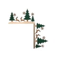 thumbnail image 1 of Binwennn Christmas Metal Crafts Door Corner & Lintel . Styles: Xmas Tree & Reindeer Wall Decal for Textu Wall Small 3d Letters Stickers Easy Removable Wall Stickers Board Stickers for Wall Classroom, 1 of 4