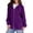 Dark Purple^0609Y&11, variant on Garbnen Women's Hoodie Zip Up Long Sleeve Womens Fleece Jacket Full Zip Comfy Trendy Fall Winter Warm Over Sized Sweatshirt for Women with Pockets M