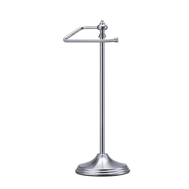 SunnyPoint Heavy Weight Classic Metal Fingertip Towel Holder Stand Chrome Walmart Business Supplies