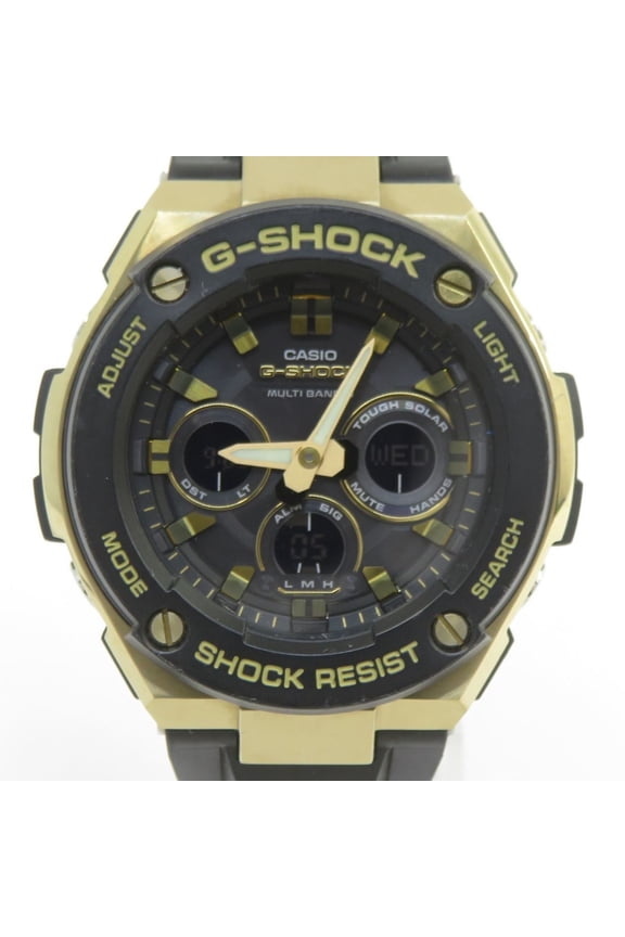 Pre-Owned CASIO G-SHOCK GST-W300G-1A9JF G-Steel MULTI BAND 6 Tough Solar Watch