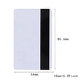 thumbnail image 3 of Blank PVC Magnetic Stripe Card 2750 OE Hi-Co 3 Track Magnetic Card Support High Resistance for DIY Membership Card 10PCS, 3 of 4