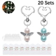 thumbnail image 2 of 20 Pieces Angel Design Keychain Favors Set Include Angel Pearl, 2 of 5