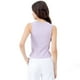 thumbnail image 3 of Crop Top Con Canales Para Mujer Quarry Color Morado Claro, 3 of 4