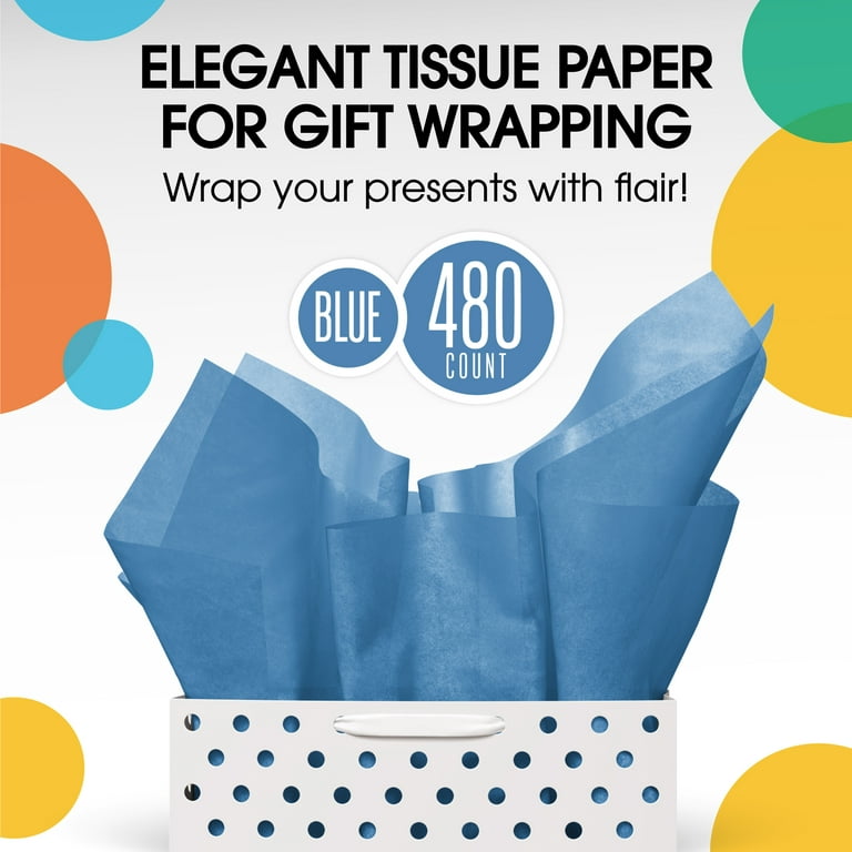 960 Sheets White Tissue Paper Bulk - 20 x 30 Packing Paper