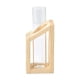 thumbnail image 5 of MERRYHAPY Florero Tubo De Vidrio Beige Con Soporte De Madera Para Plantas Hidroponicas Decorativas, 5 of 8