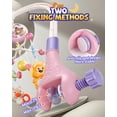 thumbnail image 6 of YUANAO Baby Crib Mobile Toys with Music and Lights, Mobiles for Cribs, Baby Mobile Arm Toys Hanging for Girls, Boys, Bassinets Nursery Musical Portable Mobile Clip On(Pink), 6 of 7