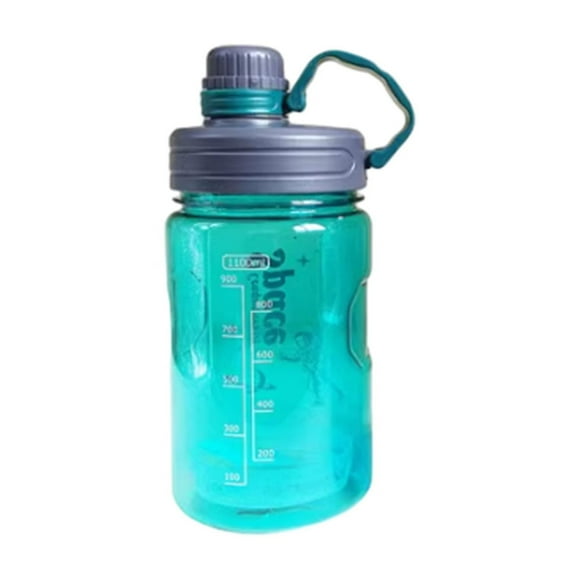 EGNMCR Camping et Randonnée Grande Bouilloire 1100 ml Grande Capacité Bouteille d'Eau Gobelet avec Paille Gobelet en Plastique Construction Gobelet de Localisation Vente en Gros Sports de Plein Air Gobelet d'Eau de Sport Portable