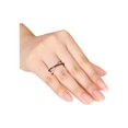 thumbnail image 3 of Bague en Croix de Diamant Noir en Argent Sterling, 3 of 4