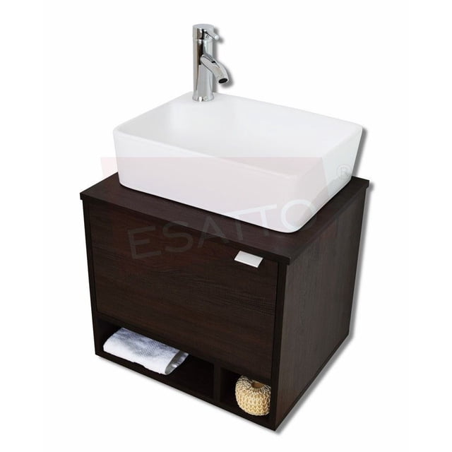Esatto® Mueble Para Baño Dcta Alfa Con Lavabo, Llave Y Desagües ESATTO MUEBLE PARA BAÑO