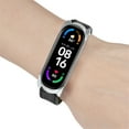 thumbnail image 3 of Leutsin For Xiaomi Mi Band 6/6 NFC Buckle Type Slub Pattern Belt Replacement Wristband, 3 of 5