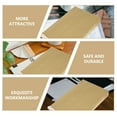 thumbnail image 3 of FUEENIRVA 100Pcs Convenient Document Pouch Vintage Style Kraft Paper for Storage and Paper Organization, 3 of 8