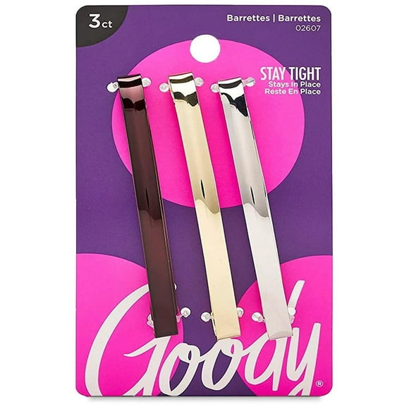 Goody Stay Tight Barrete - 3Ct