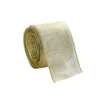 FeiFu Christmas Ribbon Decoration Suitable for Wrapping Gifts,Decorating Christmas Trees or Wreaths Boosts Festive Dressing Up (2M Length)