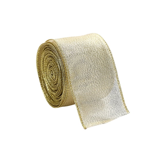 B Shimmery Christmas Ribbon For Tree And Present Decoration