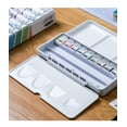 thumbnail image 4 of 2025 New Schmincke Akademie Aquarell solid 9 color half pans set white plastic box student acuarela pigments drawing, 4 of 4
