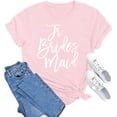 thumbnail image 2 of Bridal Bachelor Party Shirt Bridal Wedding Party Print T Shirt, 2 of 3