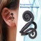 thumbnail image 3 of 1 pieza de pendientes para perder peso sin perforación que aceleran el metabolismo de la joyería (negro) Likrtyny Cuidado Belleza, 3 of 6