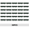 thumbnail image 3 of Garden Border Edging in Half Round (Semicircle) Arched Design - 30pcs Green Yard Landscaping Fence Liner Lawn Edge Barrier - 40ft. Kit of Decorative Lawn Landscape Panels Elements, 3 of 8