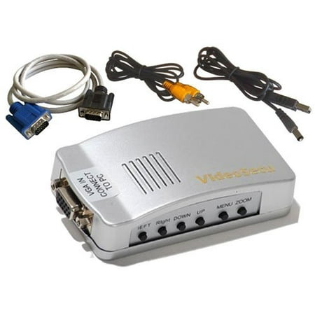 VideoSecu PC VGA to AV TV RCA Video Converter Switch Box Adapter MAC CCTV Surveillance