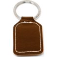 thumbnail image 4 of Genuine Leather Keychain With Blank Metal Plate, 4 of 4