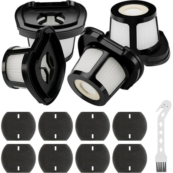 4 Pack 2284W 2390A Vacuum Replacement For Bissell Pet Hair Eraser Lithium Ion Hand Vacuum 2284W 2390 2389 2390A. Compare to Parts # 1614212 1614203 1614204(4 Mesh Filters   8 Foam Filters)