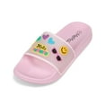 thumbnail image 6 of MeMoi Boys and Girls Super-Soft Cushioned "Hello Summer" Slide Sandal (XXL, Pink), 6 of 6