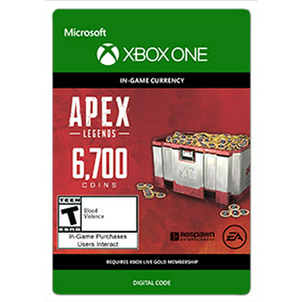 APEX Legends: 6700 Coins, Electronic Arts, Xbox, [Digital Download ...