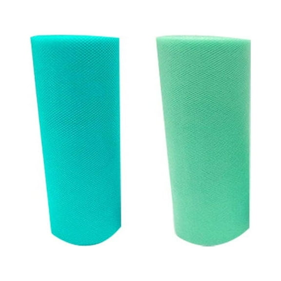 Monyance poly mesh ribbon Tulle Fabric Rolls Tutu Mesh Ribbon Roll Wedding Sash Runner Table Bolt Dress Gauze Sewing Poly Material Spool Skirt(866.14X5.91X0.04Inches)