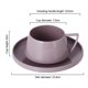 thumbnail image 2 of Taza de cerámica nórdica de 250 ml, multiusos, de moda para regalos de Rosado, 2 of 9