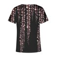 thumbnail image 5 of Blouse d'Été Grande Taille à Manches Courtes pour Femmes, Blouse Imprimée d'Été, T-Shirts Décontractés à Col en V à Manches Courtes, Hauts, T-Shirt à Col en V pour Femmes en Liquidation, 5 of 5