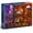 Purple Orange Halloween, variant on AIDUOTEK Halloween Puzzles for Adults 500 Pieces, Black Cats Owls Pumpkins