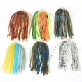 thumbnail image 4 of 88 Strand Silicone Jig Skirts Spinner Bait Skirts DIY Rubber Jig Lures Skirt, 4 of 20