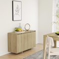 thumbnail image 1 of vidaXL Sideboard Sonoma Oak 120x41x75 cm Engineered Wood, 1 of 5