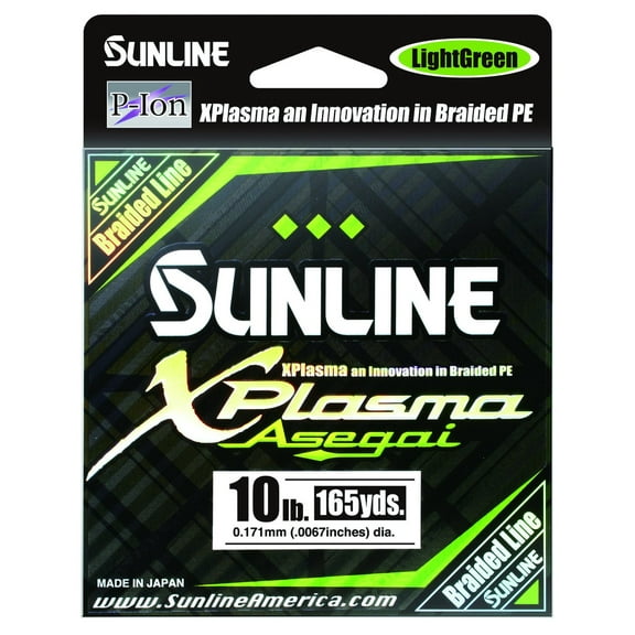 Sunline Xplasma Asegai 16lb 165yd, Light Green